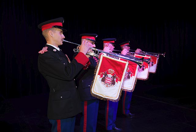 S.A.S. la Princesse Stéphanie Marraine de la Compagnie des Carabiniers du Prince
