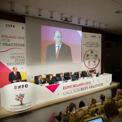 Déplacement de S.A.S le Prince Albert II de Monaco à Milan 