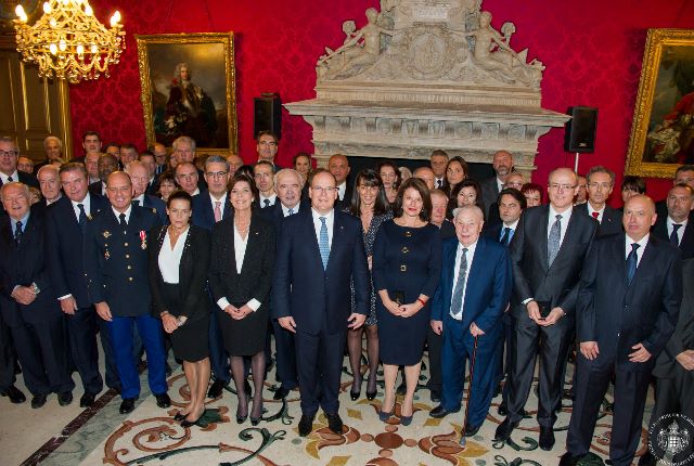 Remise des distinctions dans les Ordres de Saint-Charles et de Grimaldi