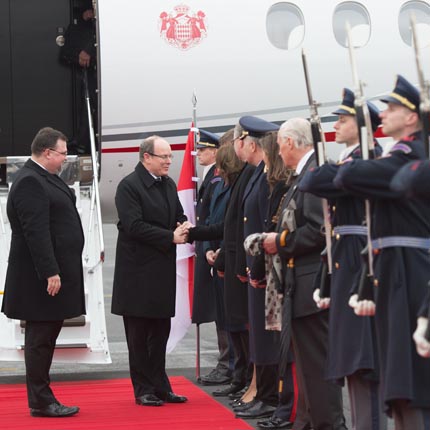 Visite d’Etat de S.A.S. le Prince Albert II de Monaco en République Tchèque