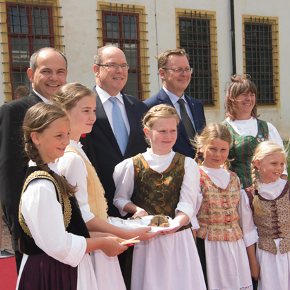 Déplacement de S.A.S.le Prince Albert II à Gotha