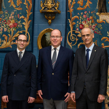Audiences de Saint-Marin et de la Principauté d'Andorre au Palais princier