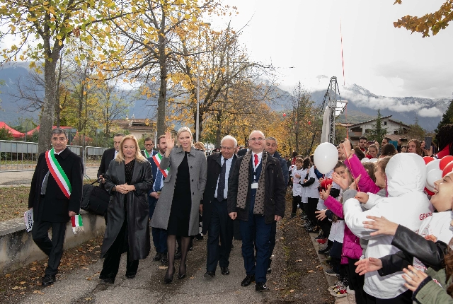 S.A.S. la Princesse Charlène en visite en Italie