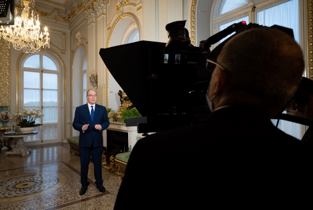 Allocution de S.A.S. le Prince Albert II - Nouvelles mesures sanitaires à l'occasion des Fêtes de...