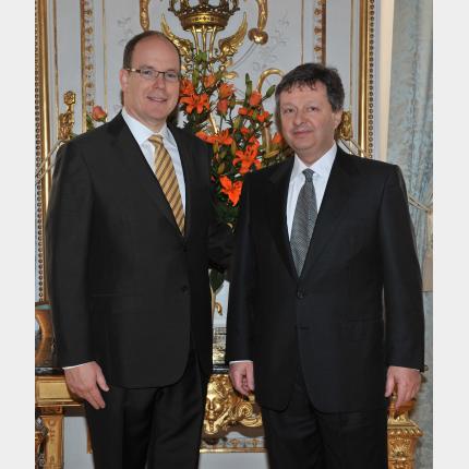 Remise des lettres de créance de S.E. M. Luciano CARDELLI, Ambassadeur Extraordinaire et Plénipotentiaire de la République de Saint-Marin auprès de la Principauté de Monaco