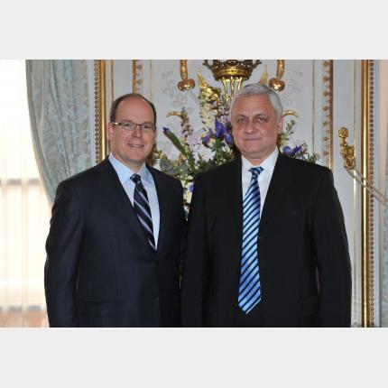 Remise des lettres de créance de S.E. M. Alexander ORLOV, Ambassadeur Extraordinaire et Plénipotentiaire de la Fédération de Russie auprès de la Principauté de Monaco
