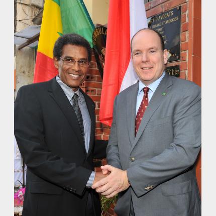 Deuxième jour de la visite officielle au Sénégal de S.A.S. le Prince Albert II