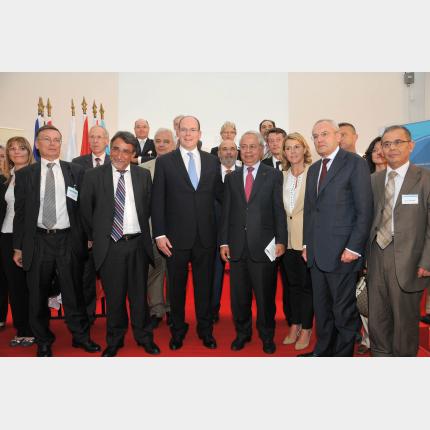 S.A.S. le Prince a participé à la Conférence internationale sur « la prévention des risques majeurs environnementaux en Méditerranée : routes et territoires »