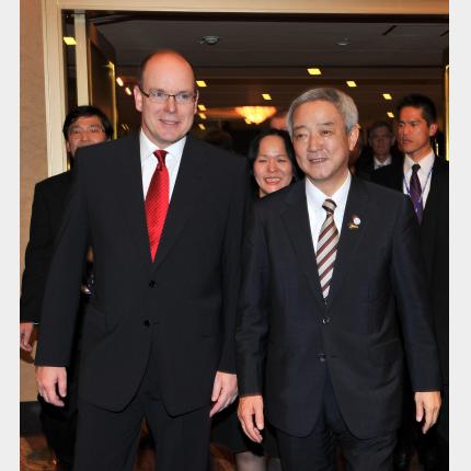 Voyage officiel de S.A.S. le Prince Albert II au Japon