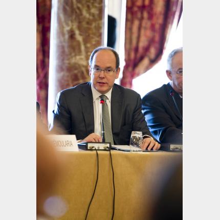 Ouverture de la Conférence annuelle organisée par l'Institut d'Etudes Politiques Méditerranéennes - Club de Monaco