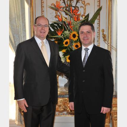 Remise de Lettres de créance de S.E. M. Kornelios KORNELIOU,