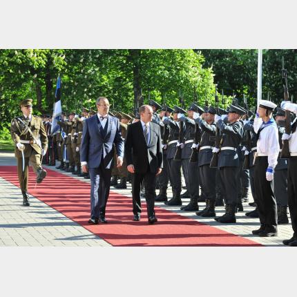 Visites officielles du Souverain en Lettonie et en Estonie
